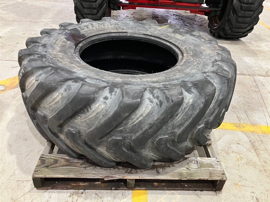 1x Used 480/80R26 IND Machinery Tyre - Arndell Park