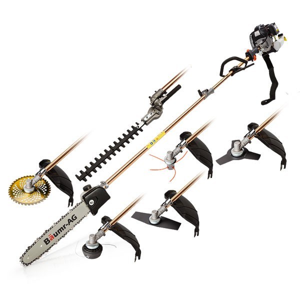 65CC 7-in-1 Pole Chainsaw, Brush Cutter 