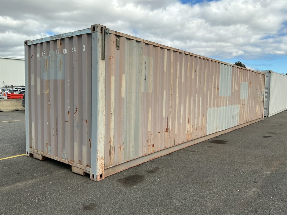 40' Shipping Container and Project Materials