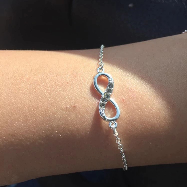 Minimalist Adjustable Crystal Eternity Bracelet