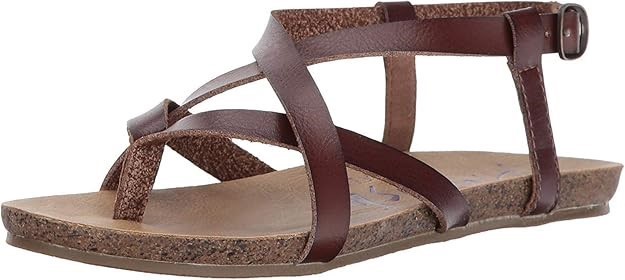 BLOWFISH MALIBU Women's Granola Sandals, Size US 7.5, Colour: Whiskey Dyecu