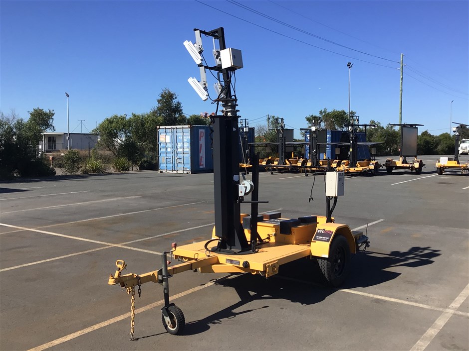 <p>2017 Global Traffic Equipment SLT Single Light Tower Trailer</p>