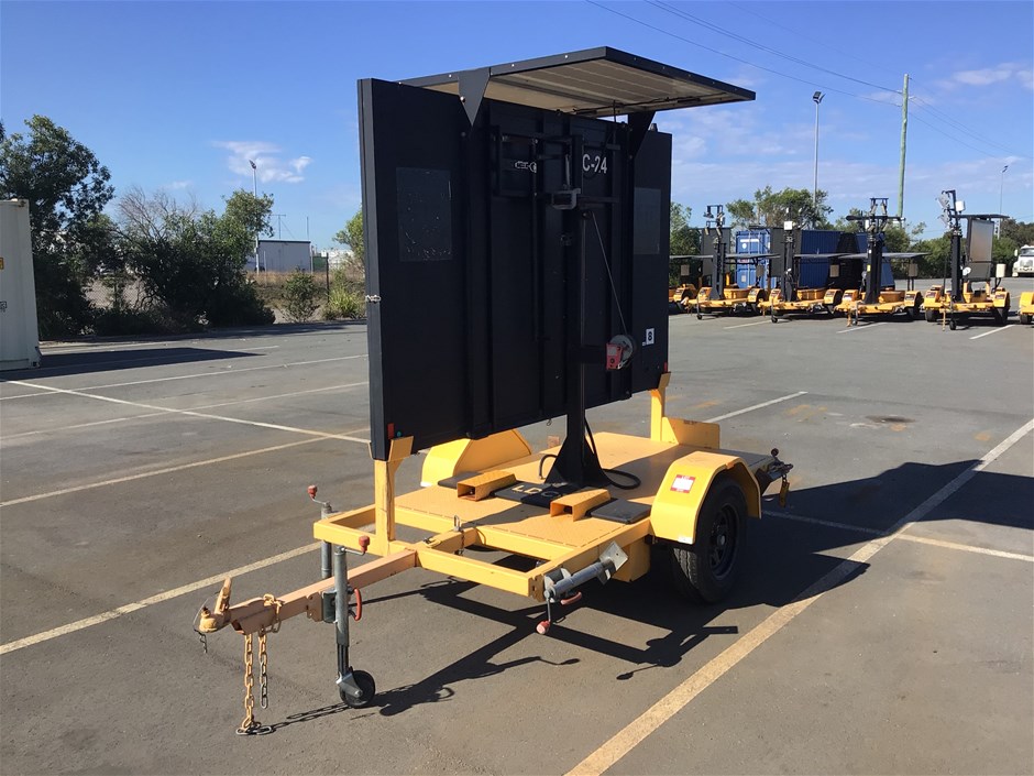 2016 International Traffic - VMSC Single Variable Message Sign Trailer