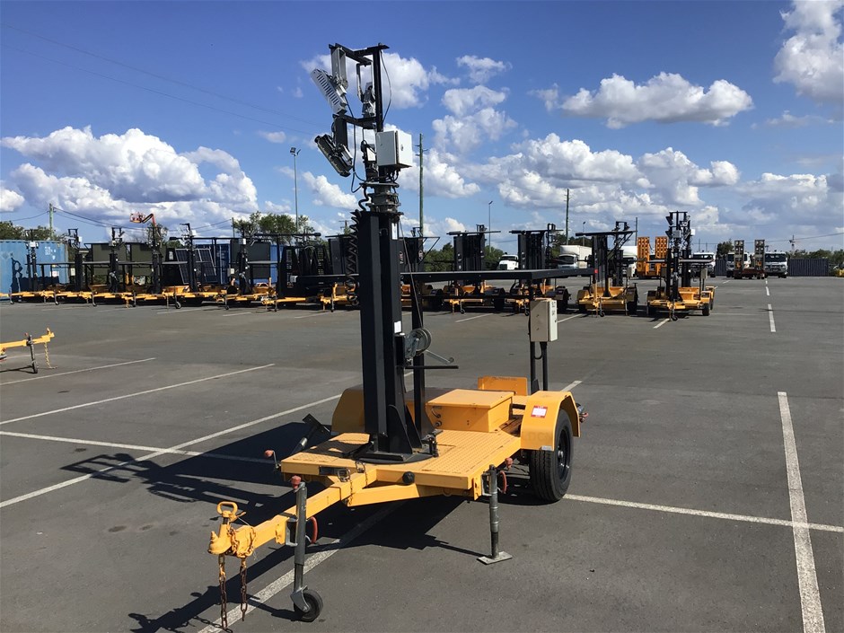 <p>2018 Global Traffic Equipment SLT Single Light Tower Trailer</p>