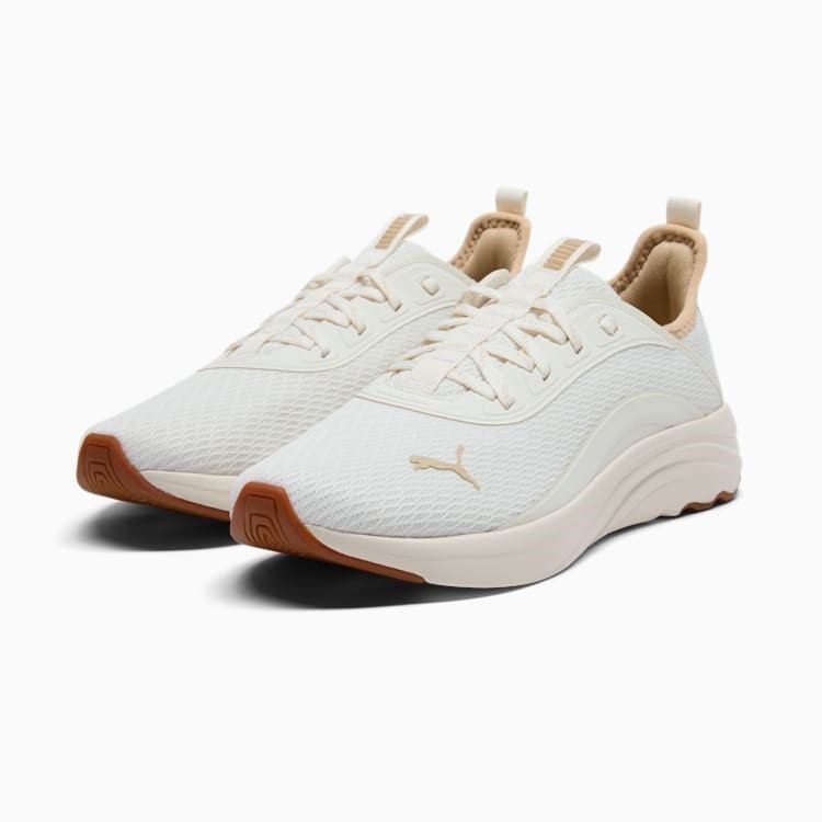 PUMA Women's Sophia Evo Shoes, Size US6.5, WarmWhite/ToastedAlmond (01), 20