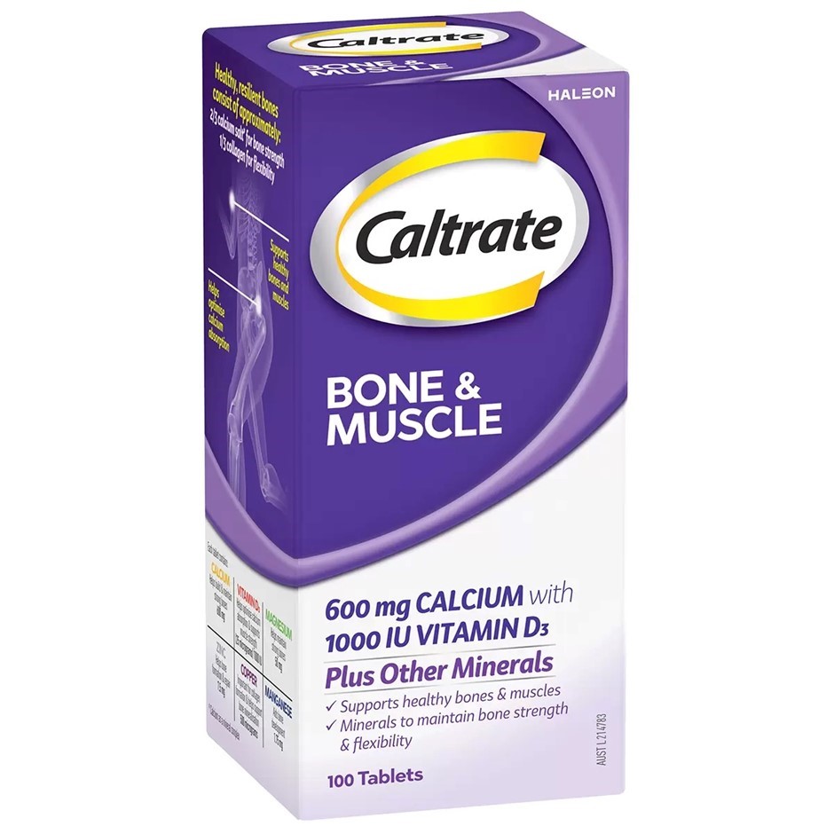 3 x CALTRATE Bone & Muscle, 100 Tablets. Buyers Note - Discount Freight Ra