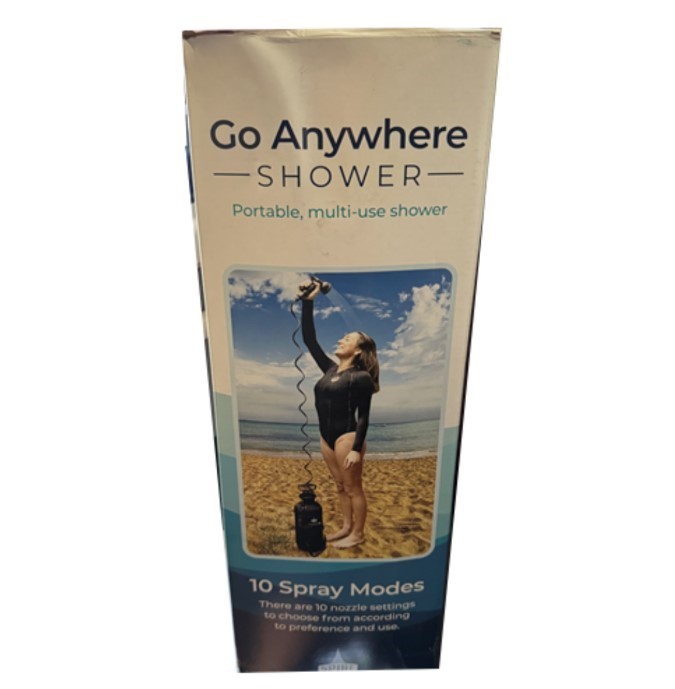 SPIRE Go Anywhere Portable Multi-Use Shower With 10 Spray Modes.