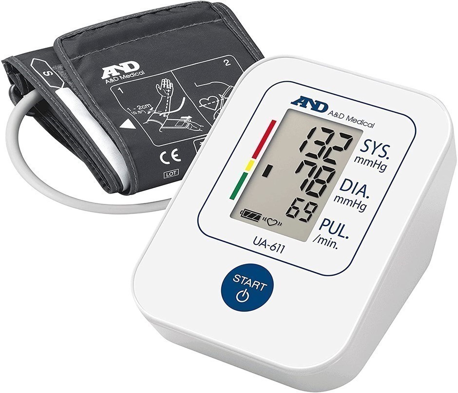 A&D MEDICAL Upper Arm Blood Pressure Monitor, UA-611. Buyers Note - Discou