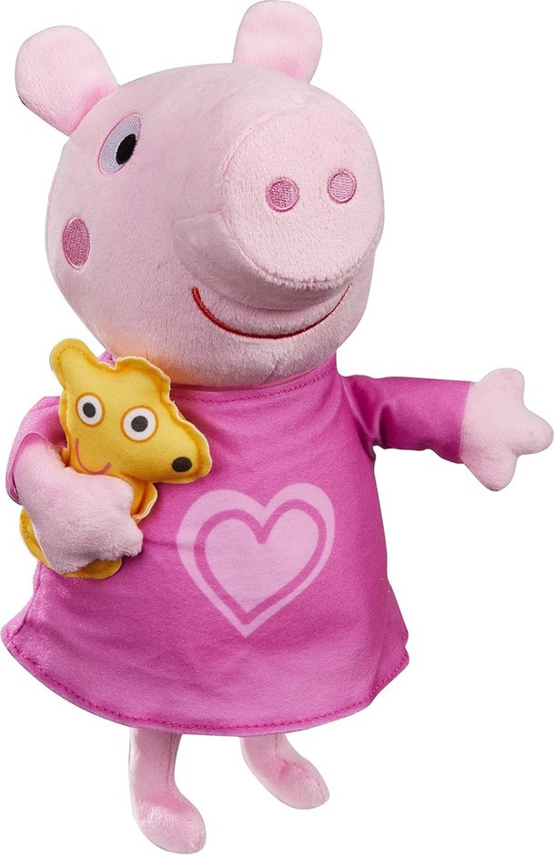 PEPPA PIG Peppa’s Bedtime Lullabies Singing Plush Doll, 11 Inch Interactive
