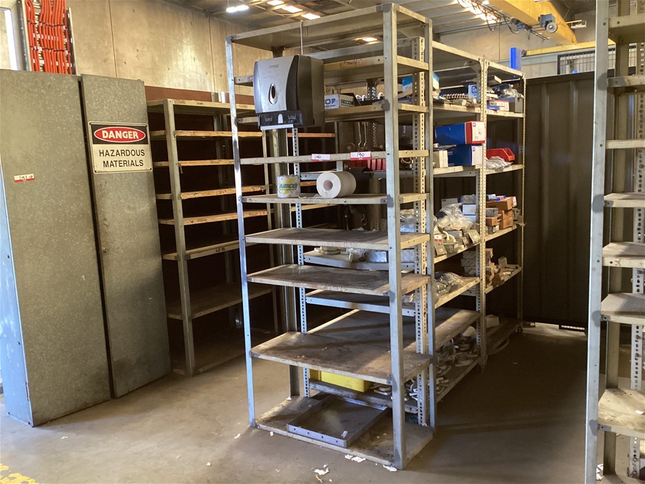 Assorted Bearings and Consumables with racks Auction (0190-7059881 ...