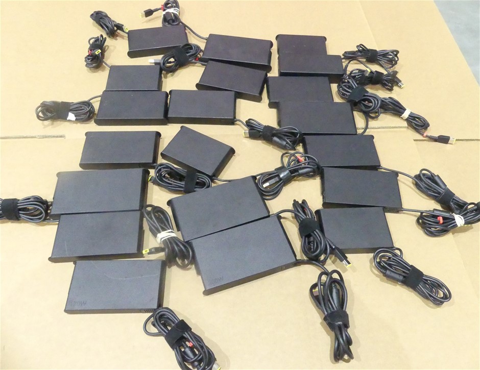 Box of Assorted Model AC Power Adapters/ Power Cables Approximate including