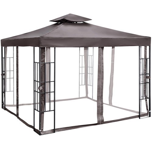 3m x 3m Steel Frame Outdoor Gazebo Marqu