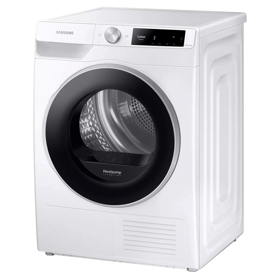 SAMSUNG 9kg Heat Pump Smart Dryer, White, Model  DV91T6440LE. NB: Does not