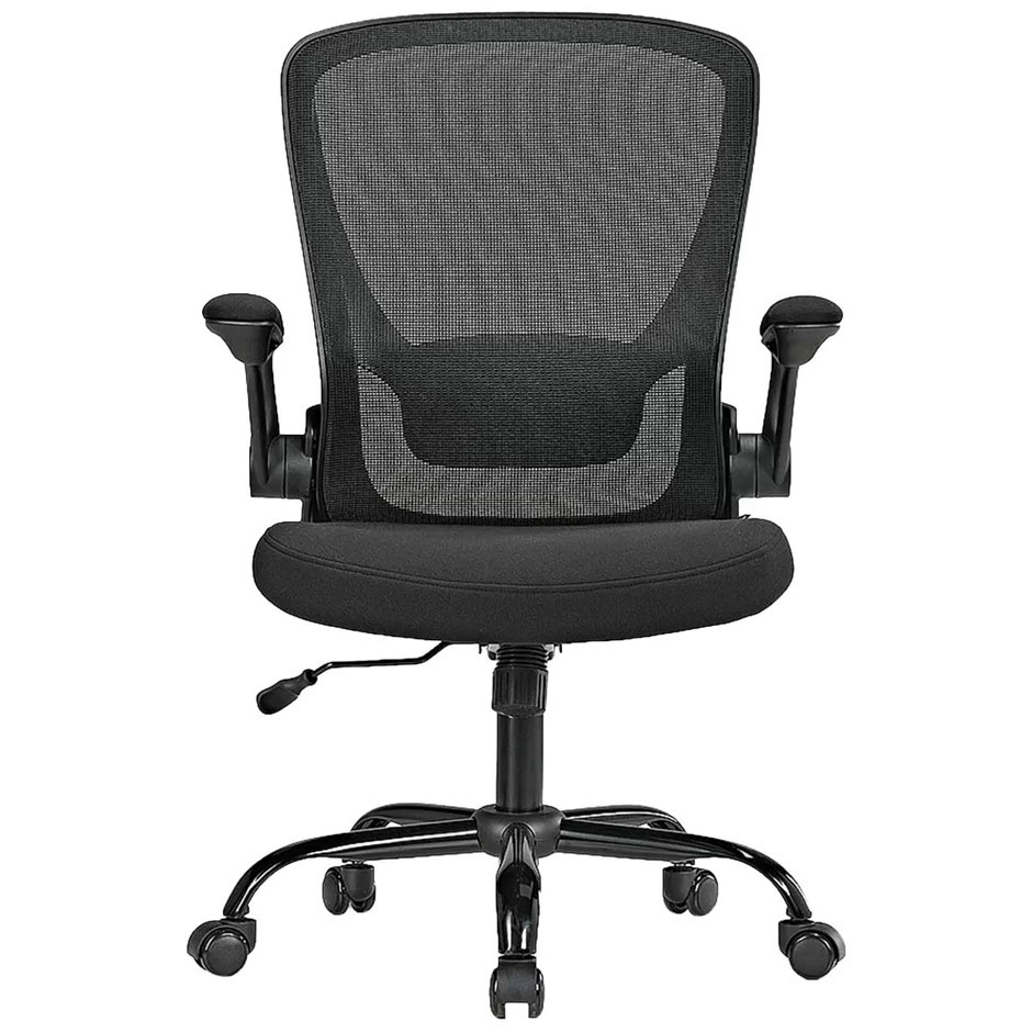 EUREKA OC06 Onyx Ergonomic Task Chair, Black. NB: Minor use, not in box, as