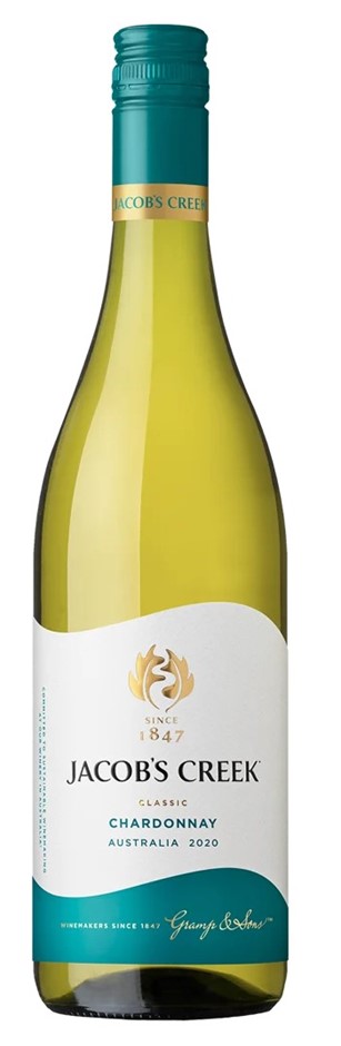 Jacobs Creek Classic Chardonnay (6x 750mL), SA.