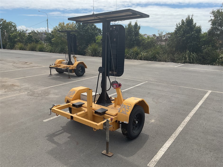 2013 Giga Signs PTL2 Single Traffic Control Unit Trailer