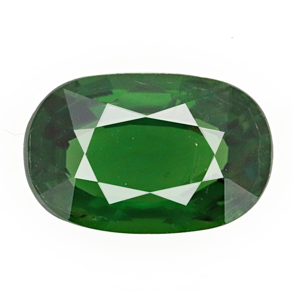 4.33 Carats Natural Green Chrome Tourmaline