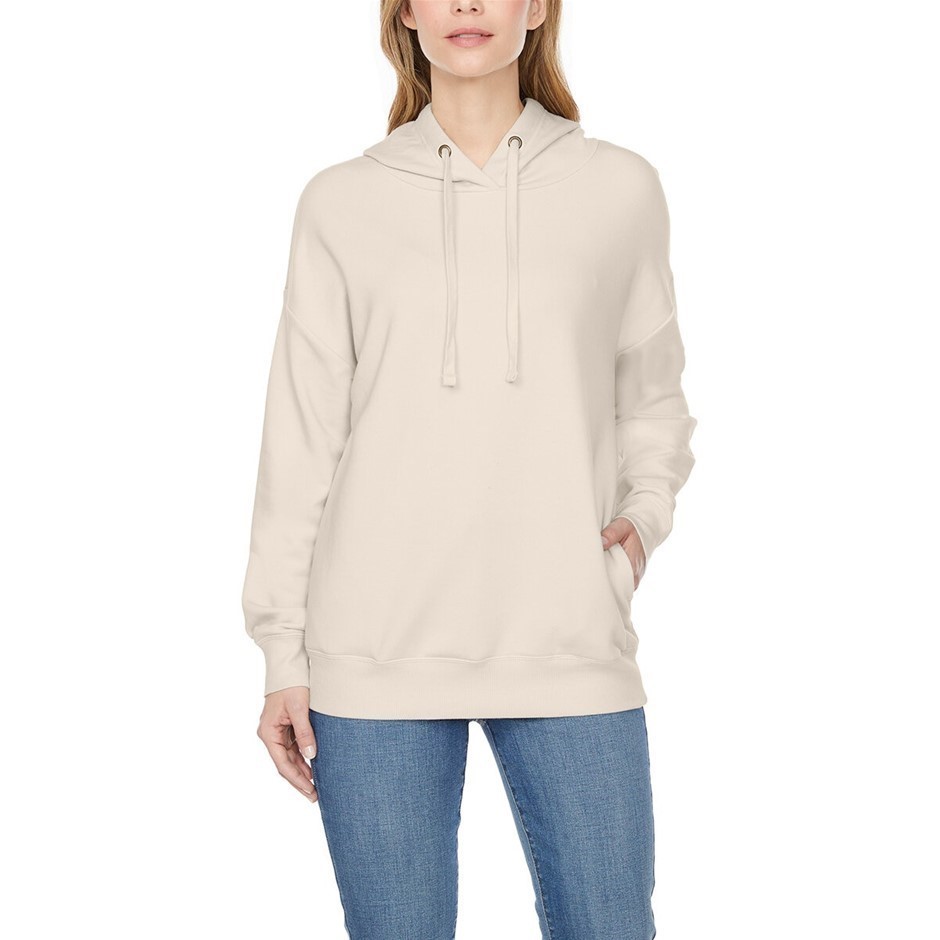 BUFFALO DAVID BITTON Women's SuperSoft Hoodie, Size L, Clear Opal.