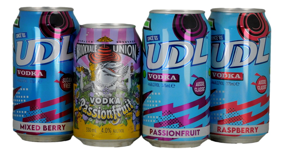 Mixed Vodka Premix Pack (18x 375mL + 6x 330mL), Aus. Auction (0046 ...