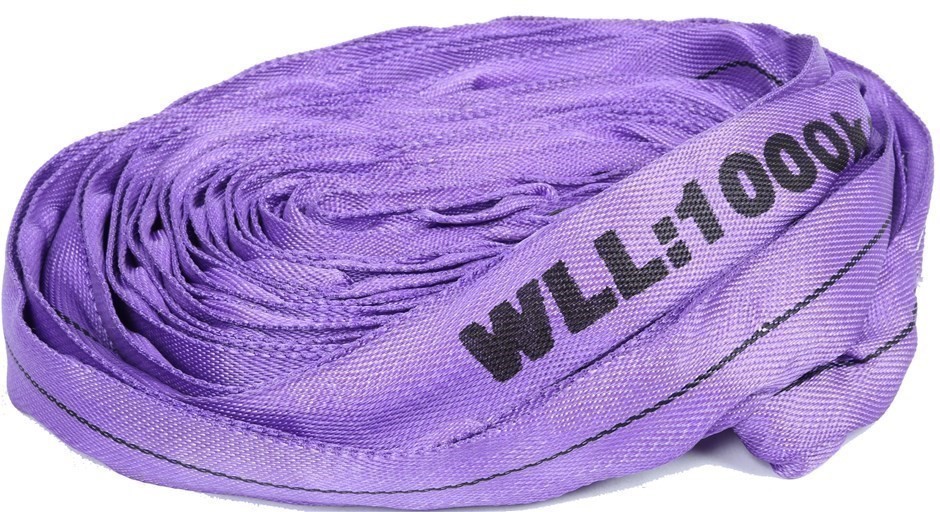 Round Lifting Sling, WLL 1,000kg x 6M (With Test Cert).  Buyers Note - Disc