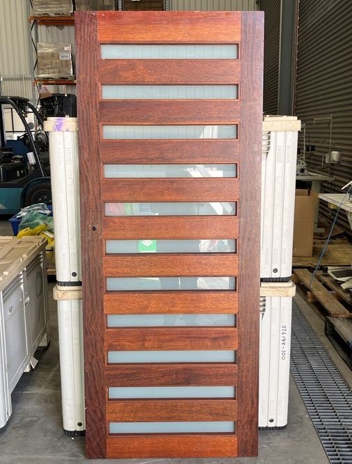 Unreserved - Solid Timber Entrance Glass Door