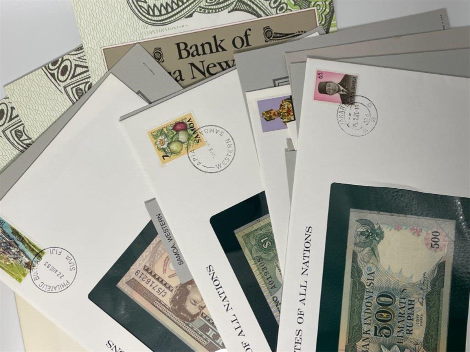 10 x Asstd South Pacific Islands Paper Banknotes Auction (2029-5061263 ...