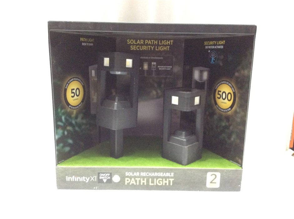 Infinity XT Solar Rechargeable Path Light Auction (0023-2573911 ...