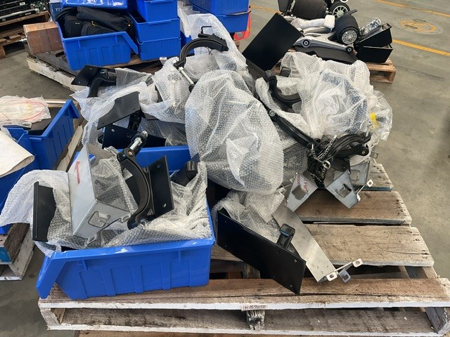 Assorted Fire Extinguisher Brackets Pallet Of