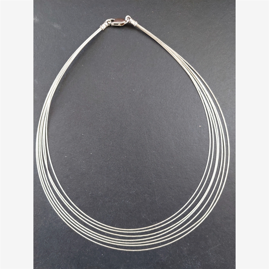 S/S multi cable Necklace