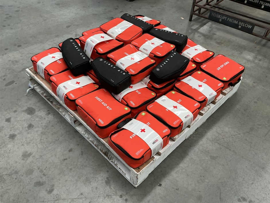 Pallet of First Aid Kits