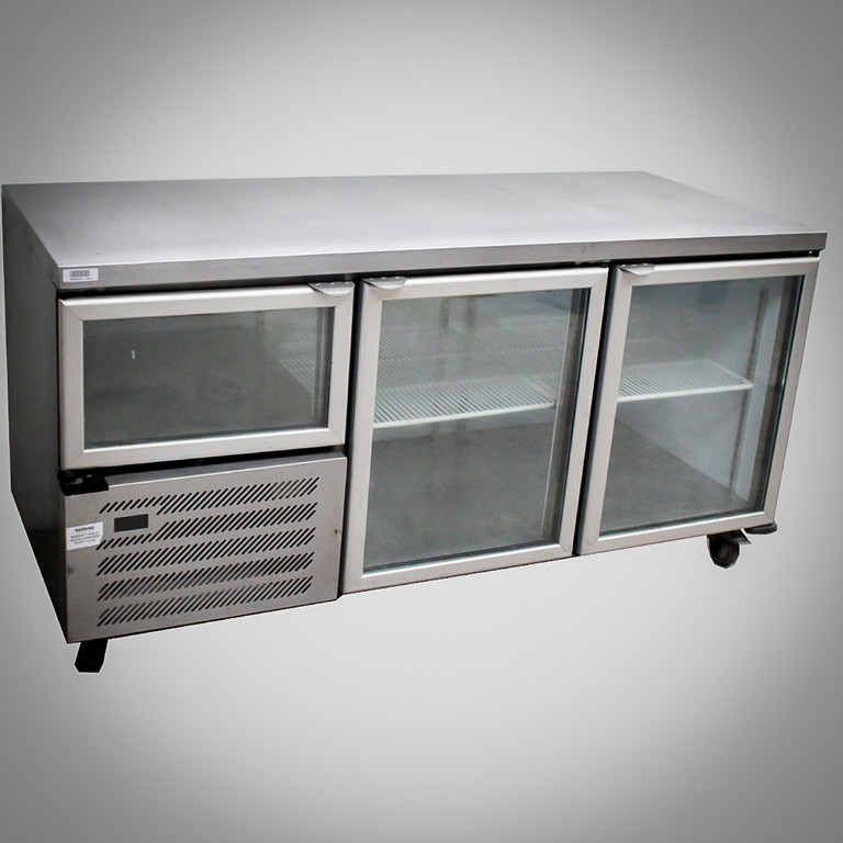 Anvil 2 ½ Counter Top Glass door Fridge