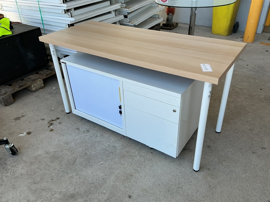 Office Cabinet and Table