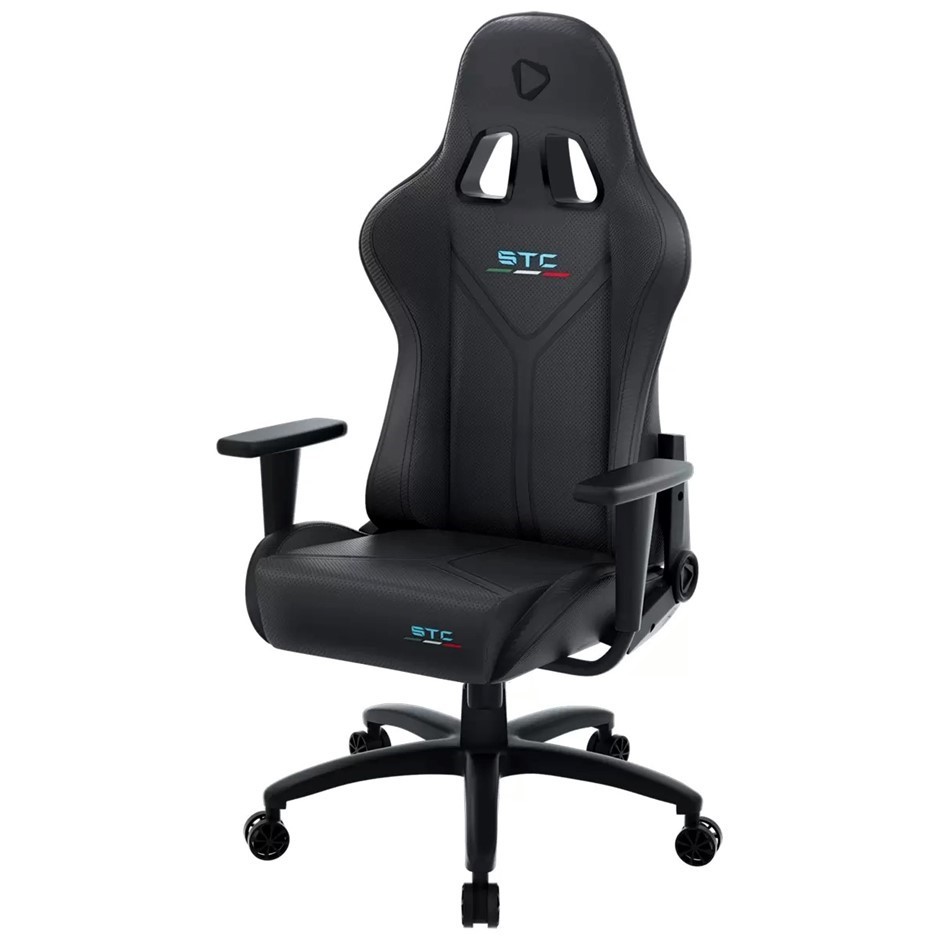 ONEX STC Tribute Hardcore Gaming Chair, Black, Model ONEX-STC-T-P-B. (Assem
