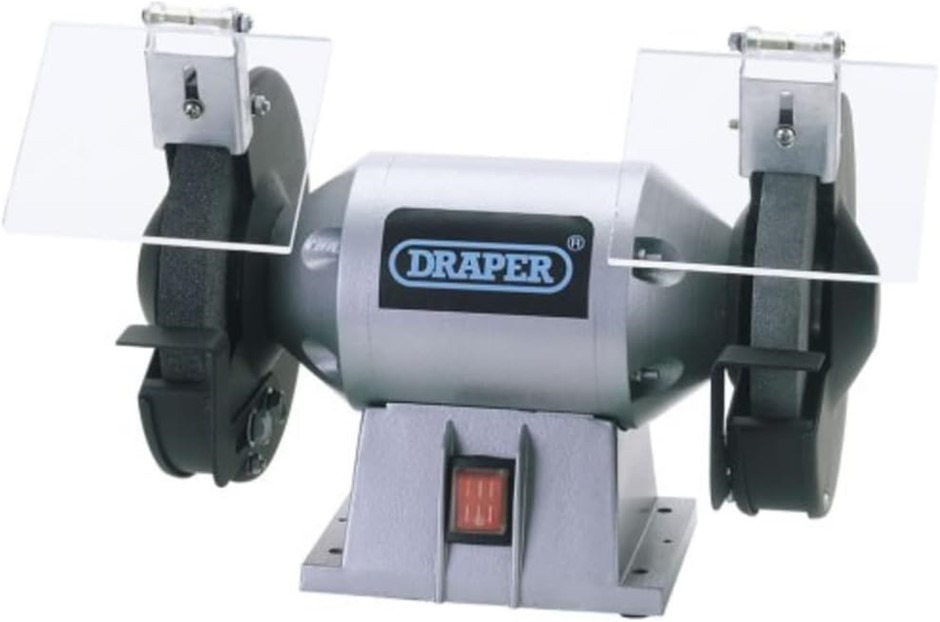 DRAPER 66804 150 mm Bench Grinder. NB: 110-Volt.