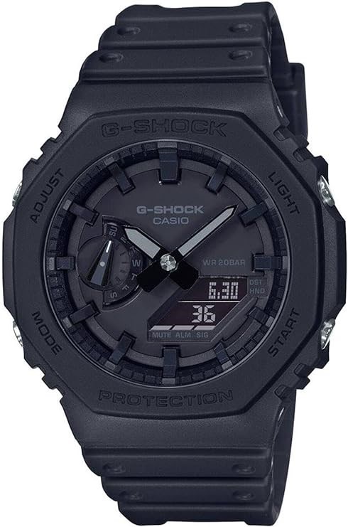 CASIO Men's 45.4mm, G-Shock Duo Slim Analog-Digital Watch, Black Face, Blac