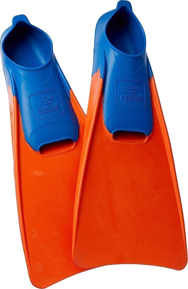 EYELINE Swim Fins Red/Blue, Size 3-5 AUS, EF4D.