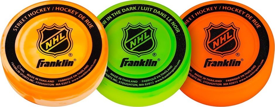 5 x FRANKLIN SPORTS NHL Street Hockey Balls, Assorted Color, 3 Pack. (5 x 3