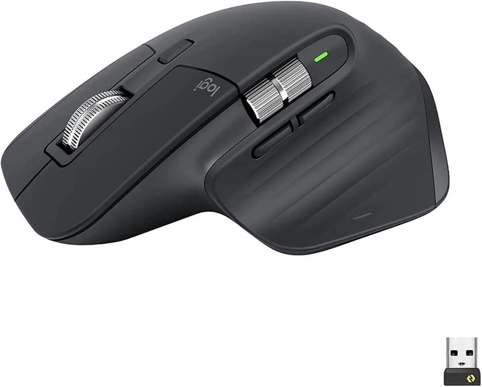 LOGITECH MX Master 3S - Wireless Performance Mouse with Ultra-Fast Scrollin