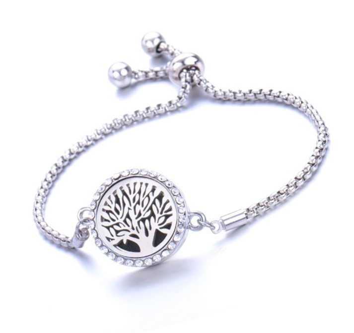 Stunning Aroma Perfume Lotus Bracelet - Emerald