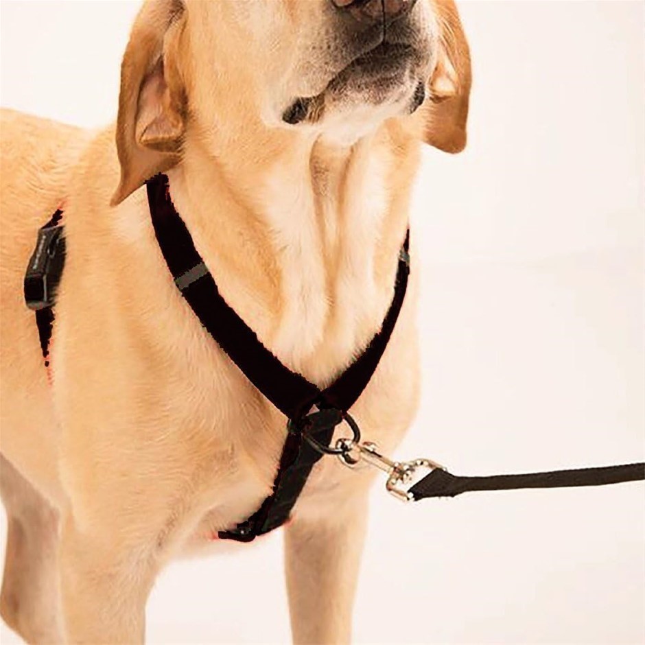 SPORN Ultimate Control Dog Harness, Black, Large/Extra Large.