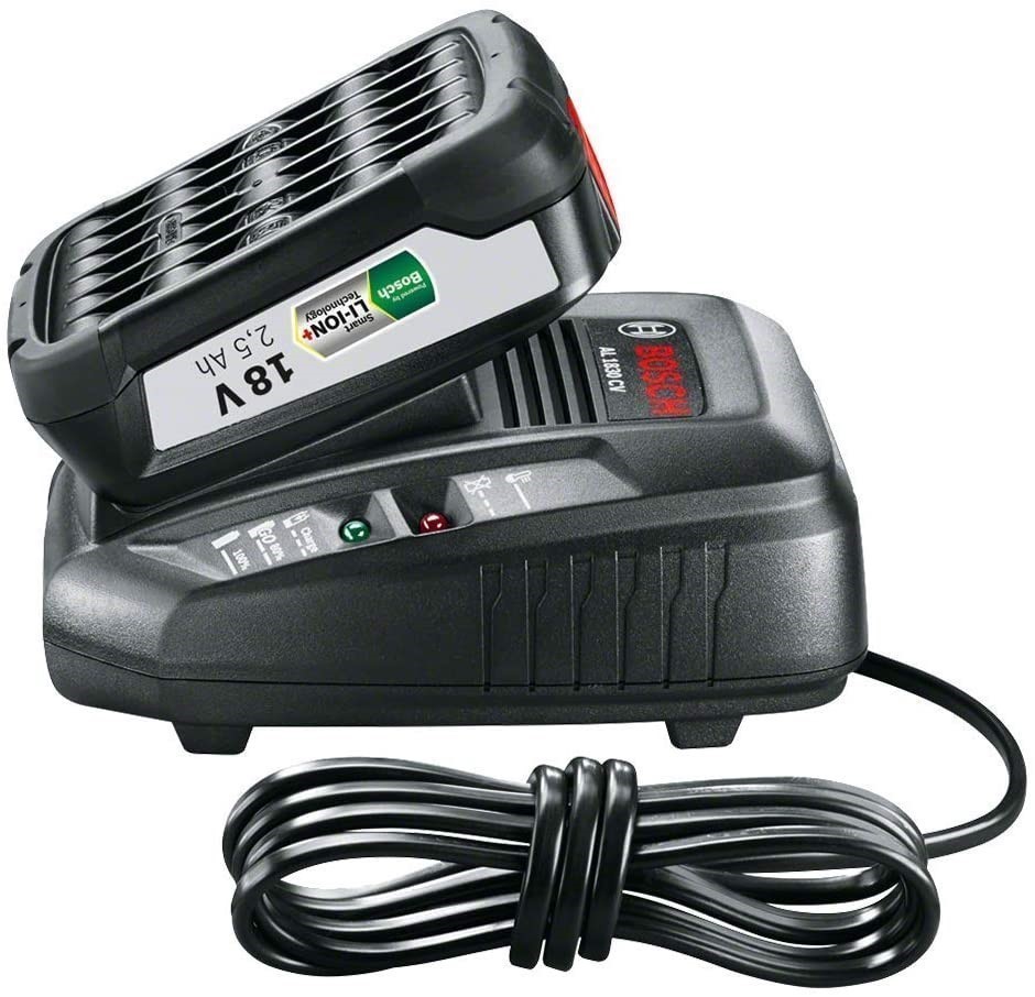 BOSCH 18V Charger & 2.5Ah Lithium-Ion Battery Starter Set. NB: not in origi