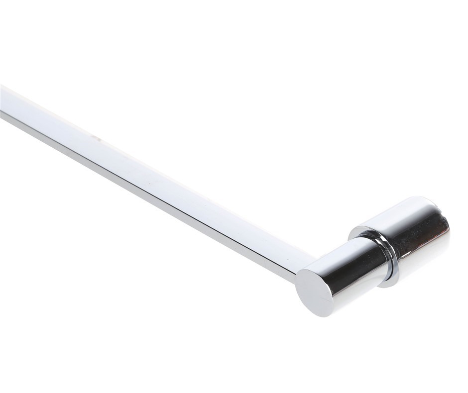 2 x MILENO Towel Bars 600mm, Chrome Finish.