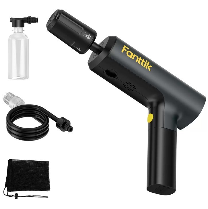 FANTTIK K100 Portable Cordless Electric Pressure Washer. NB: Minor use