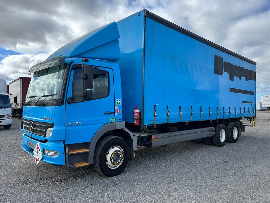 2009 Mercedes Benz  Atego 6 x 2 Curtainsider Rigid Truck