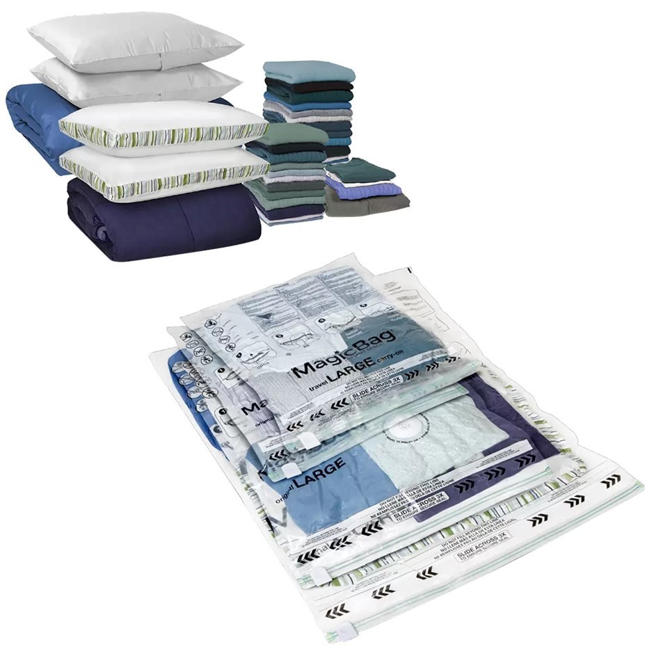 MAGICBAG Vacuum Compression Combo Set 15 Pack. NB: Opened, may be missing s