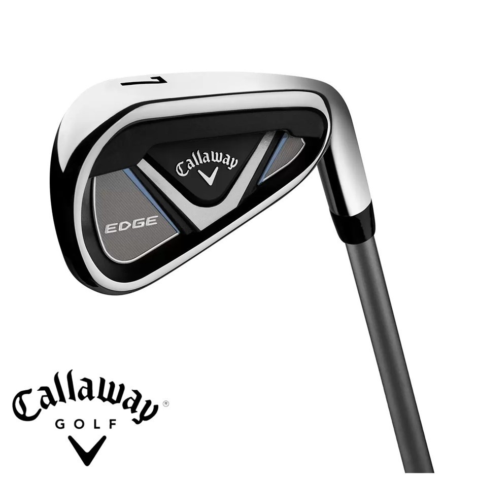 CALLAWAY Edge Men's Right Handed Graphite Iron Golf Club, No. 7.