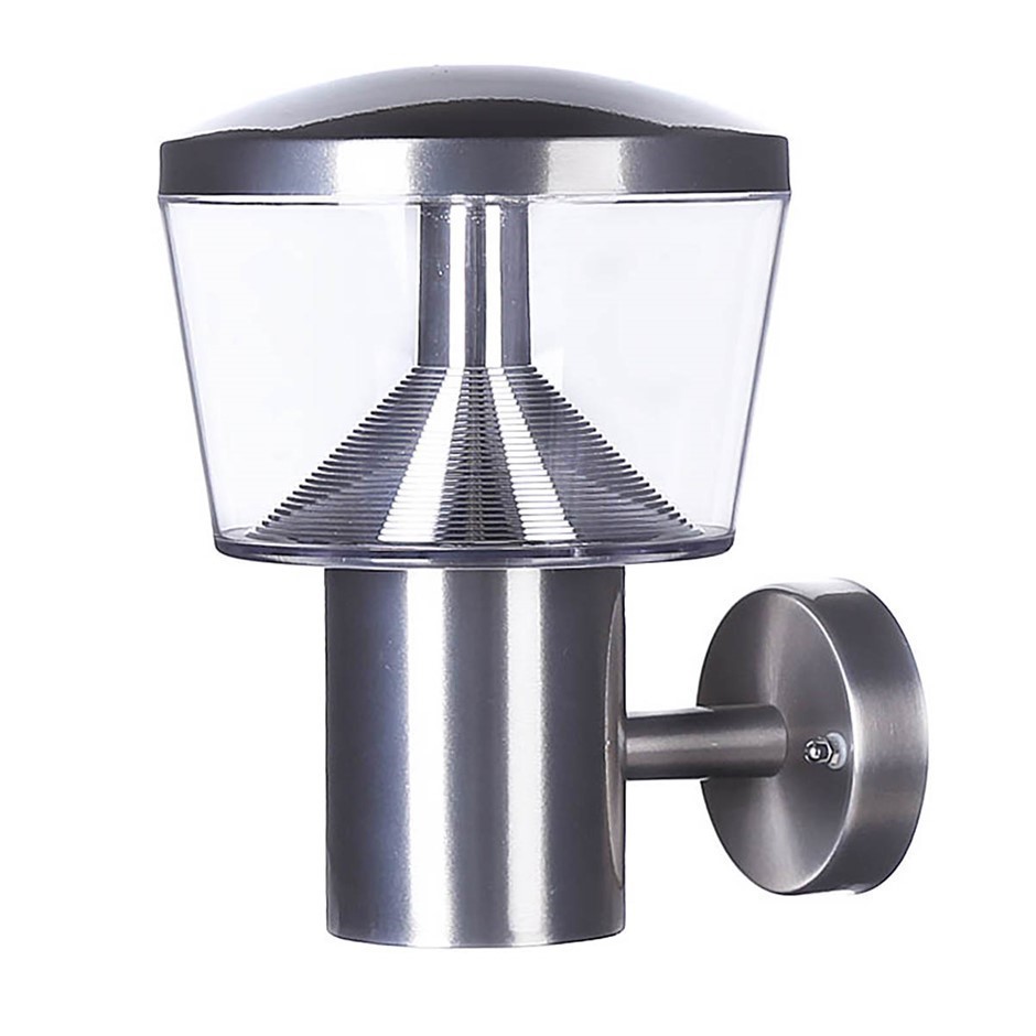 Outdoor LED Wall Light with Stainless Steel Body, 19 x 21.5cm, 9W, 1000lm.
