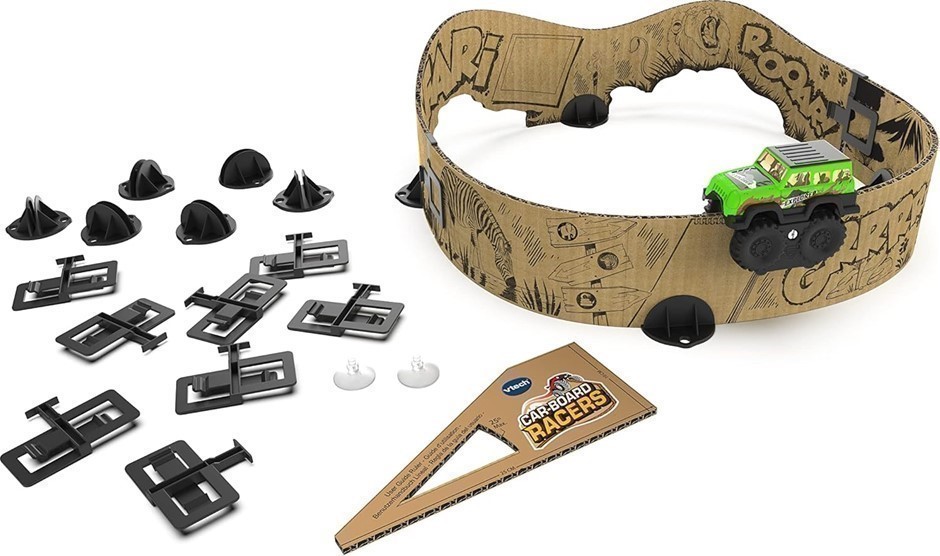 VTECH Car-Board Racers Starter Set - STEM, Vehicles - 563403 - Multicoloure