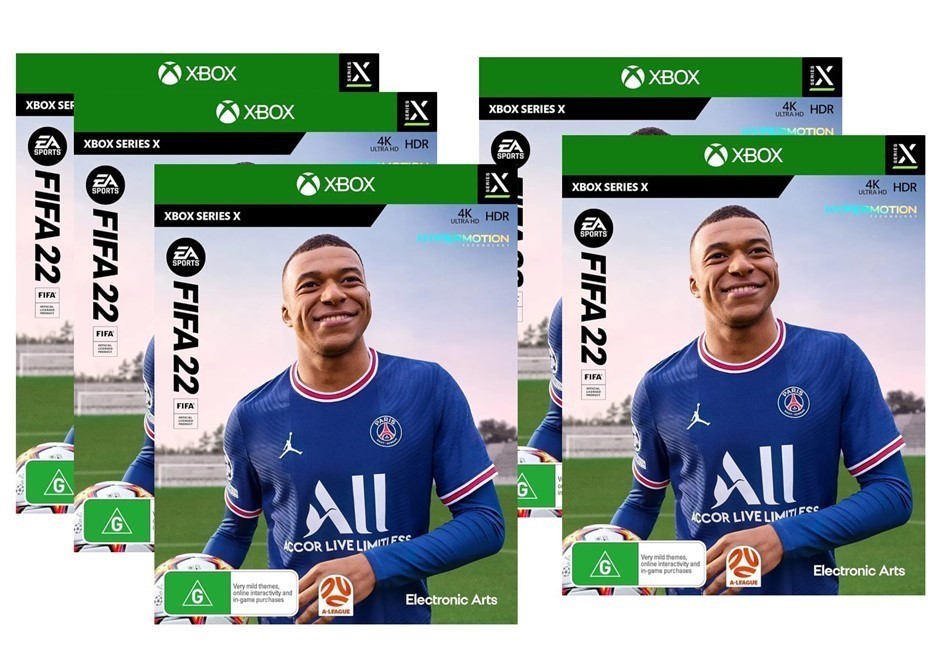 5 X FIFA 22 Standard Plus Edition - Xbox Series X