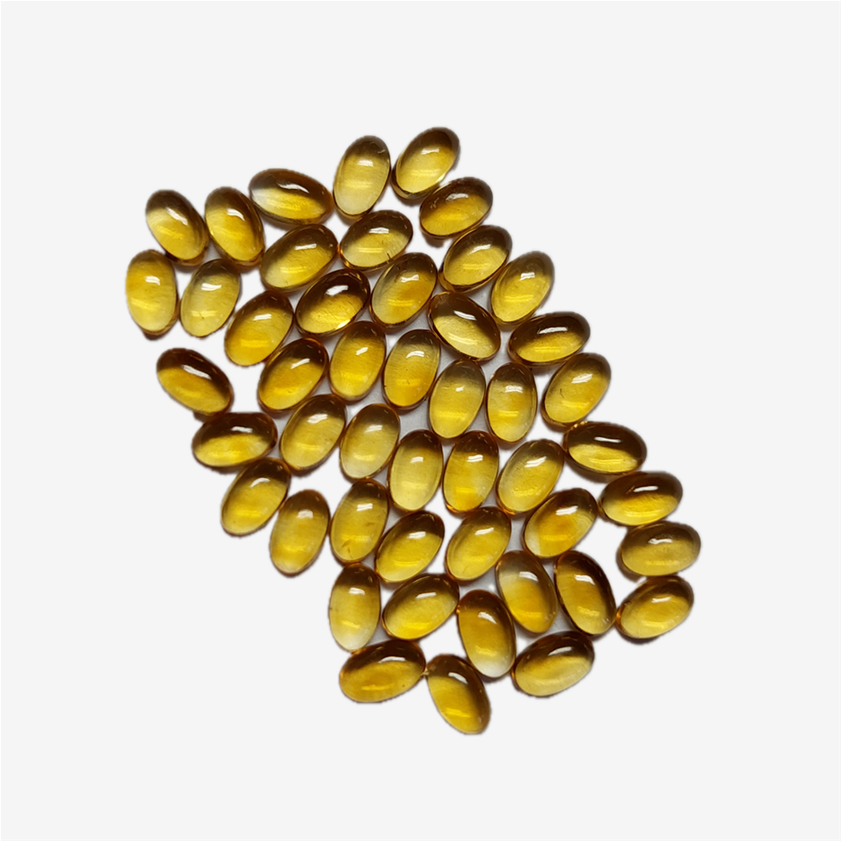 5x3mm Oval Cab Citrine Cab